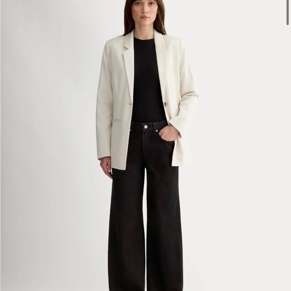 Everlane Black Wide Leg Jeans